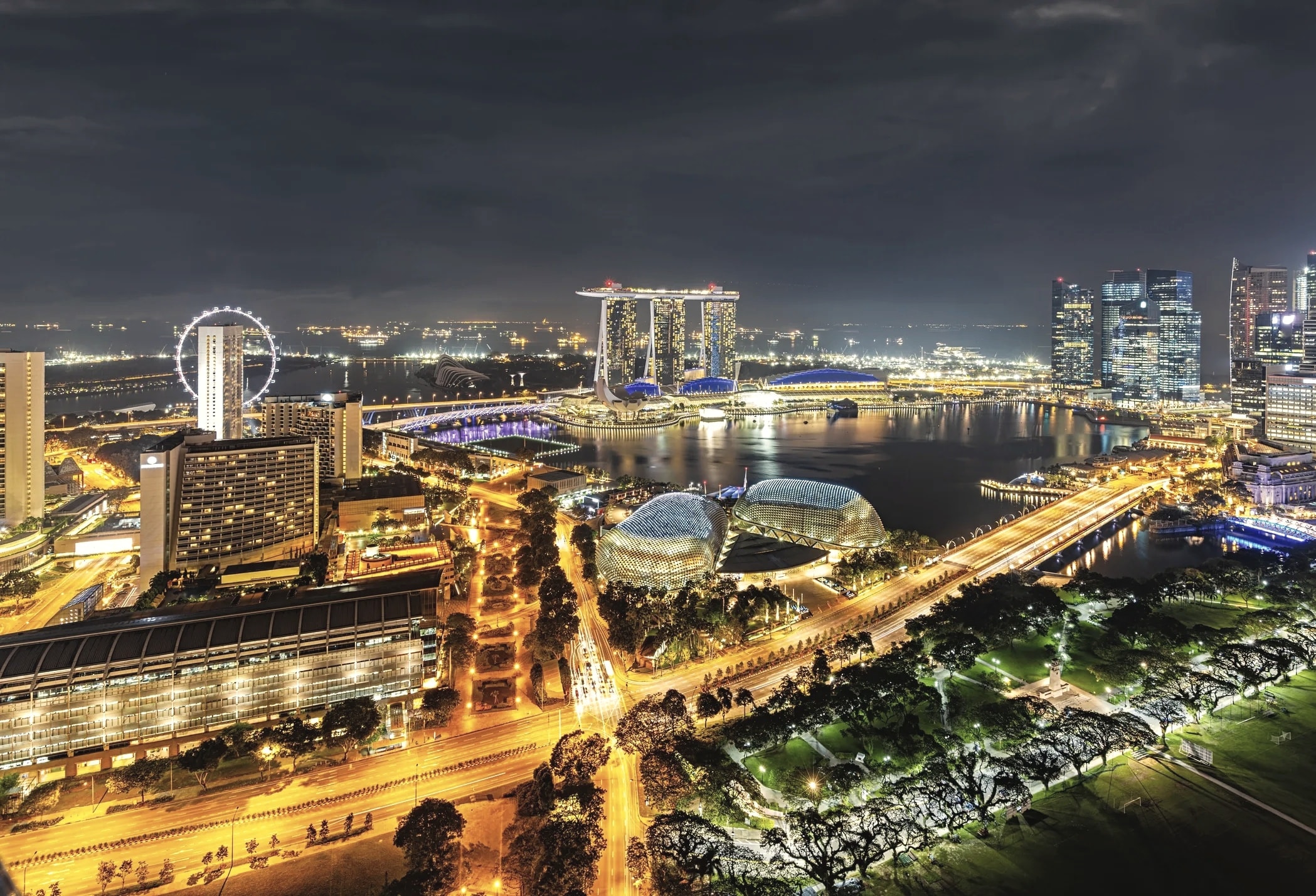 Singapore skyline — Keyhaven Group headquarters